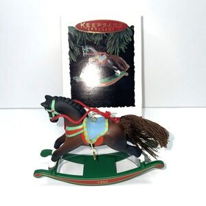Hallmark 1994 Keepsake Christmas Ornament ROCKING HORSE‎ - Vintage